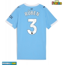 Manchester City Ruben Dias #3 Heimtrikot Frauen 2025-26 Kurzarm